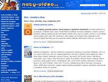 Tablet Screenshot of noty-video.cz
